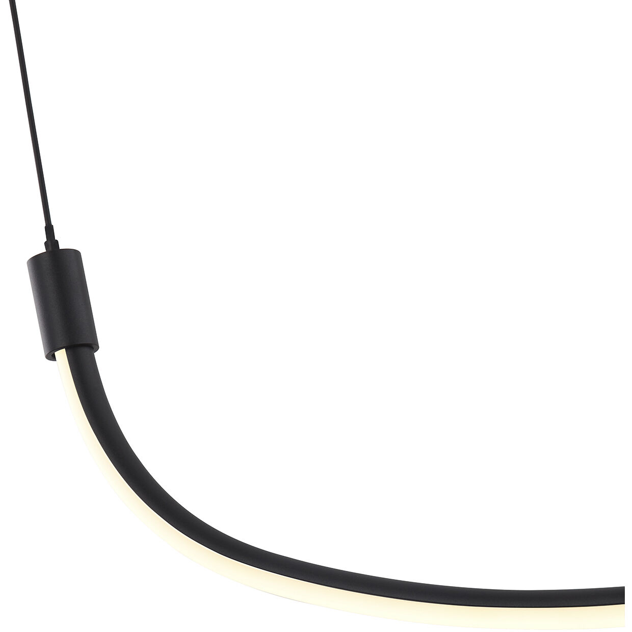 Talis LED 36.63 inch Black Linear Pendant Ceiling Light