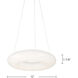 Cumulus LED 12 inch White Pendant Ceiling Light