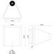 Ellis LED 6.38 inch Black Exterior Wall Sconce