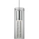 Champagne LED 4 inch Chrome Pendant Ceiling Light