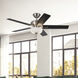 Erikson 52 inch Brushed Nickel Ceiling Fan