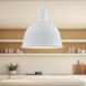 Irving 1 Light 15.75 inch White Pendant Ceiling Light