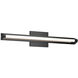 Plymouth LED 24.13 inch Black Bath Vanity Light Wall Light