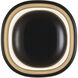 Pebble 8.25 inch Glossy Black ADA Wall Sconce Wall Light