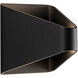 Ellis LED 6.38 inch Black Exterior Wall Sconce