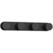 Edna LED 16 inch Black Bath Vanity Light Wall Light