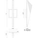 Tachi Wall Sconce Wall Light in Urban Bronze