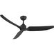 Hugo 52 inch Matte Black Exterior Ceiling Fan