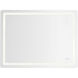Seneca 48 X 36 inch Sandblasted Merc Edge Wall Mirror