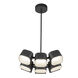 Arena LED 17.63 inch Black Chandelier Ceiling Light