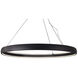 Halo LED 71.63 inch Black Pendant Ceiling Light