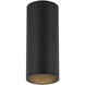 Lorna LED 3.25 inch Black Flush Mount Ceiling Light