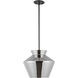 Trinity Pendant Ceiling Light in Chrome Glass