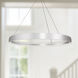 Halo LED 52 inch Brushed Silver Pendant Ceiling Light