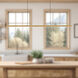 Drift 45 inch Vintage Brass Linear Pendant Ceiling Light