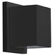 Mavis LED 4 inch Black Exterior Wall Sconce