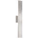 Vesta LED 3 inch Brushed Nickel ADA All-terior Wall Light