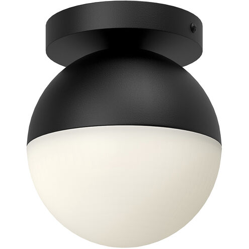 Monae 1 Light 6 inch Black Flush Mount Ceiling Light