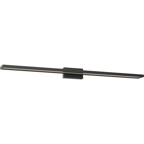 Brio LED 36.5 inch Black Bath Vanity Light Wall Light