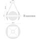 Taurus LED 22.13 inch Vintage Brass Chandelier Ceiling Light
