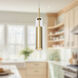 Jarvis 1 Light 2.75 inch Brushed Gold Pendant Ceiling Light