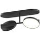 Novel LED 13.25 inch Black Bath Vanity Light Wall Light