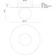 Elixir LED 9.88 inch Black Flush Mount Ceiling Light