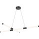 Akari LED 32.38 inch Black Chandelier Ceiling Light