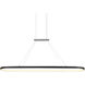 Eerie LED 59 inch Black Pendant Ceiling Light