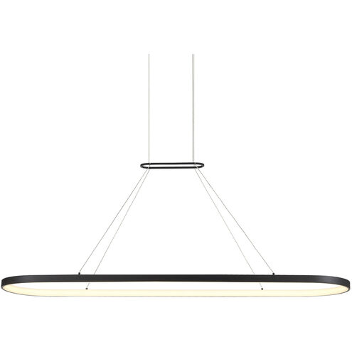 Eerie LED 59 inch Black Pendant Ceiling Light