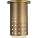 Astoria 1 Light 4.63 inch Vintage Brass Semi-Flush Mount Ceiling Light