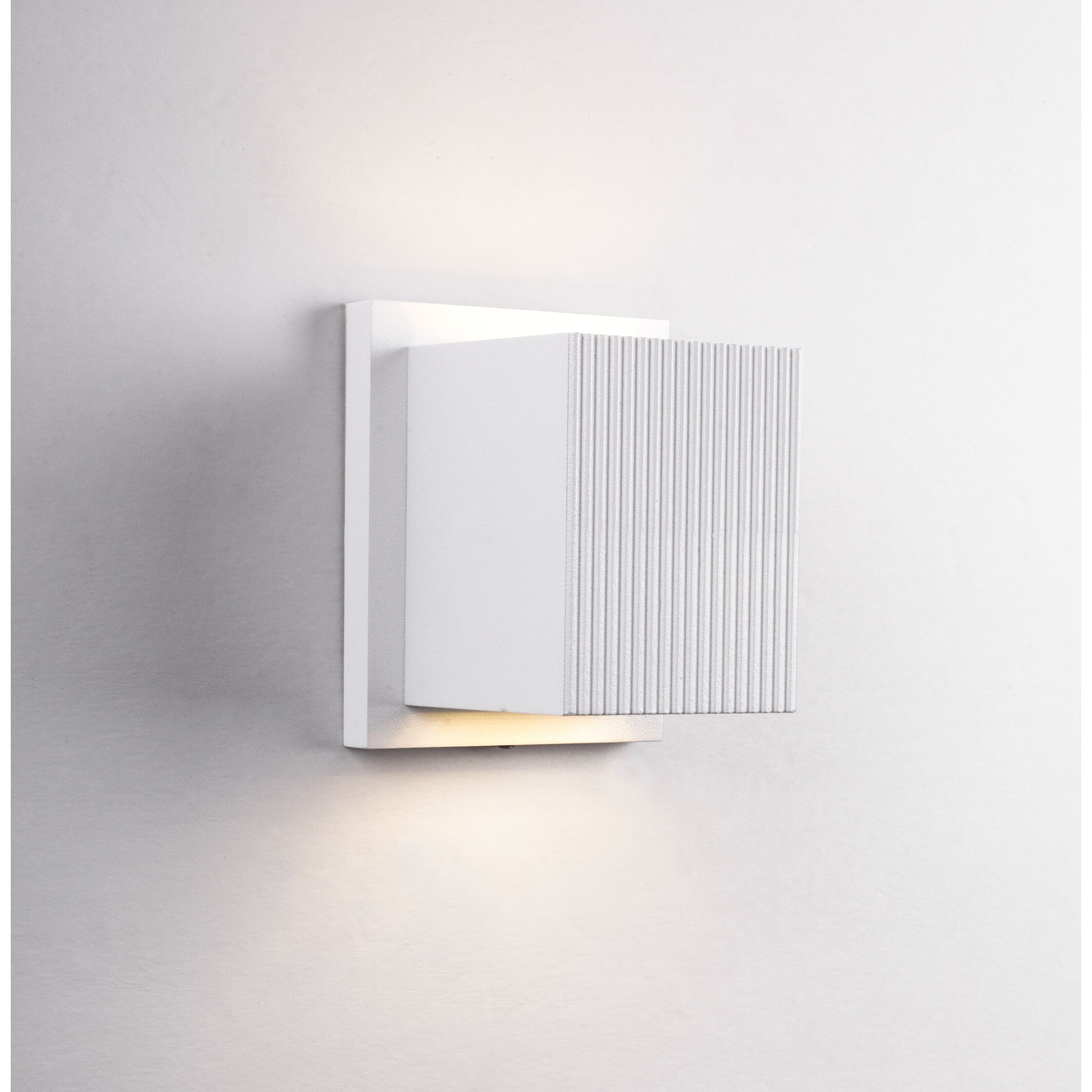 Mavis LED 4 inch White Exterior Wall Sconce
