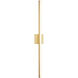 Vega LED 1 inch Brushed Gold ADA Wall Sconce Wall Light
