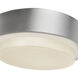 Bailey 5 inch Brushed Nickel Exterior Ceiling