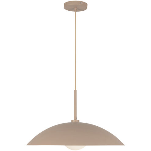 Regent 1 Light 19 inch Peach Pendant Ceiling Light