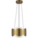 Ciel 1 Light 10.13 inch Brushed Gold Chandelier Ceiling Light