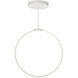 Cirque LED 24 inch White Pendant Ceiling Light