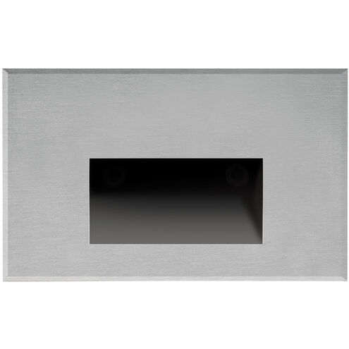 Sonic LED 3 inch Brushed Nickel Exterior Wall/Step Light