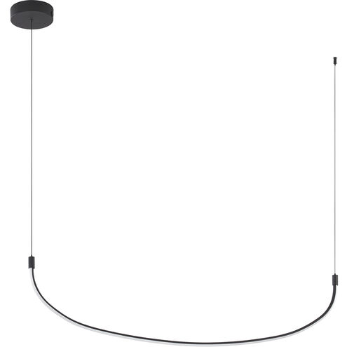 Talis Linear Pendant Ceiling Light in Brushed Gold