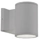 Nordic LED 5 inch Gray Exterior Wall Sconce