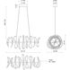 Collide LED 20.63 inch Black Chandelier Ceiling Light