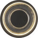 Stephord LED 4.75 inch Black ADA Wall Sconce Wall Light in Clear Glass Shade