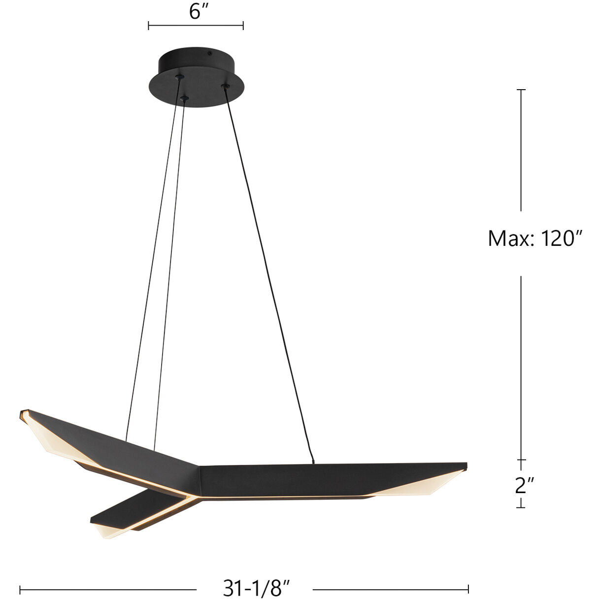Tachi Pendant Ceiling Light in Urban Bronze