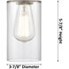 Clymer 1 Light 3.88 inch Satin Gold Sconce Wall Light in Seedy Glass
