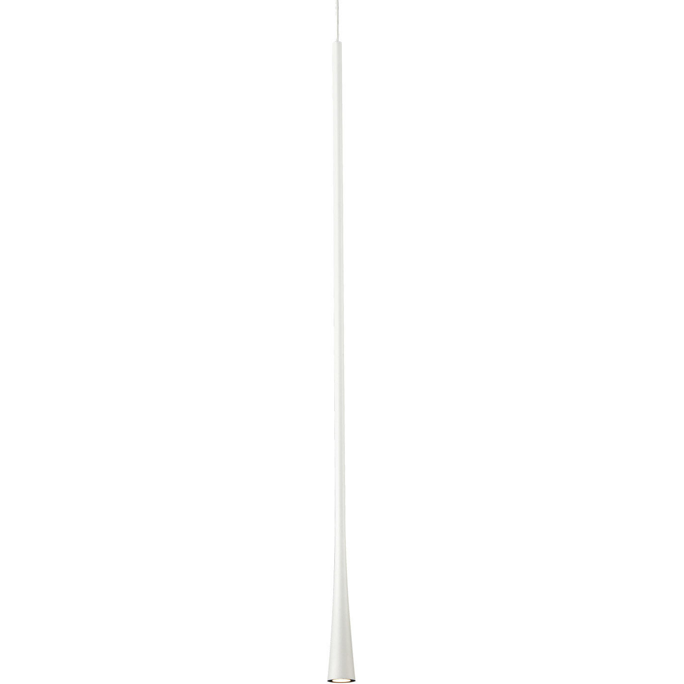 Taper Pendant Ceiling Light in White