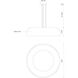 Beacon LED 24 inch White Pendant Ceiling Light