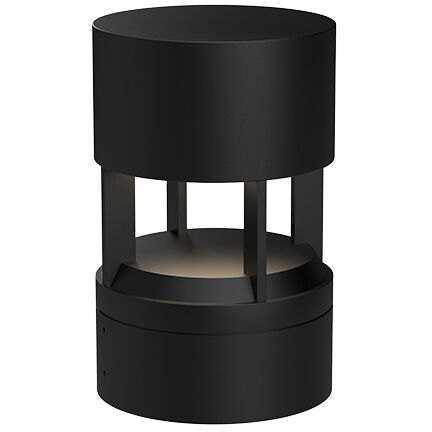 Novato 120-277V 24.00 watt Black Exterior Bollard