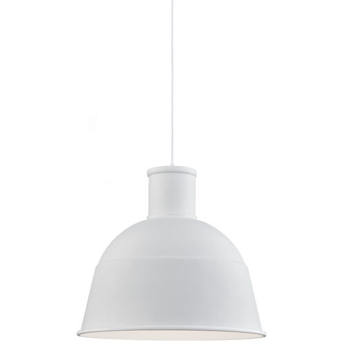 Irving 1 Light 15.75 inch White Pendant Ceiling Light