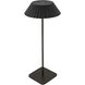 Pela 14.13 inch 3 watt Black Table Lamp Portable Light