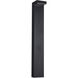 Evans 120-277V 24.00 watt Black Exterior Bollard